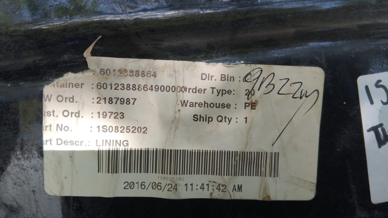VW Scirocco Rear Roof Spoiler Inner Lining Trim OEM - Image 3