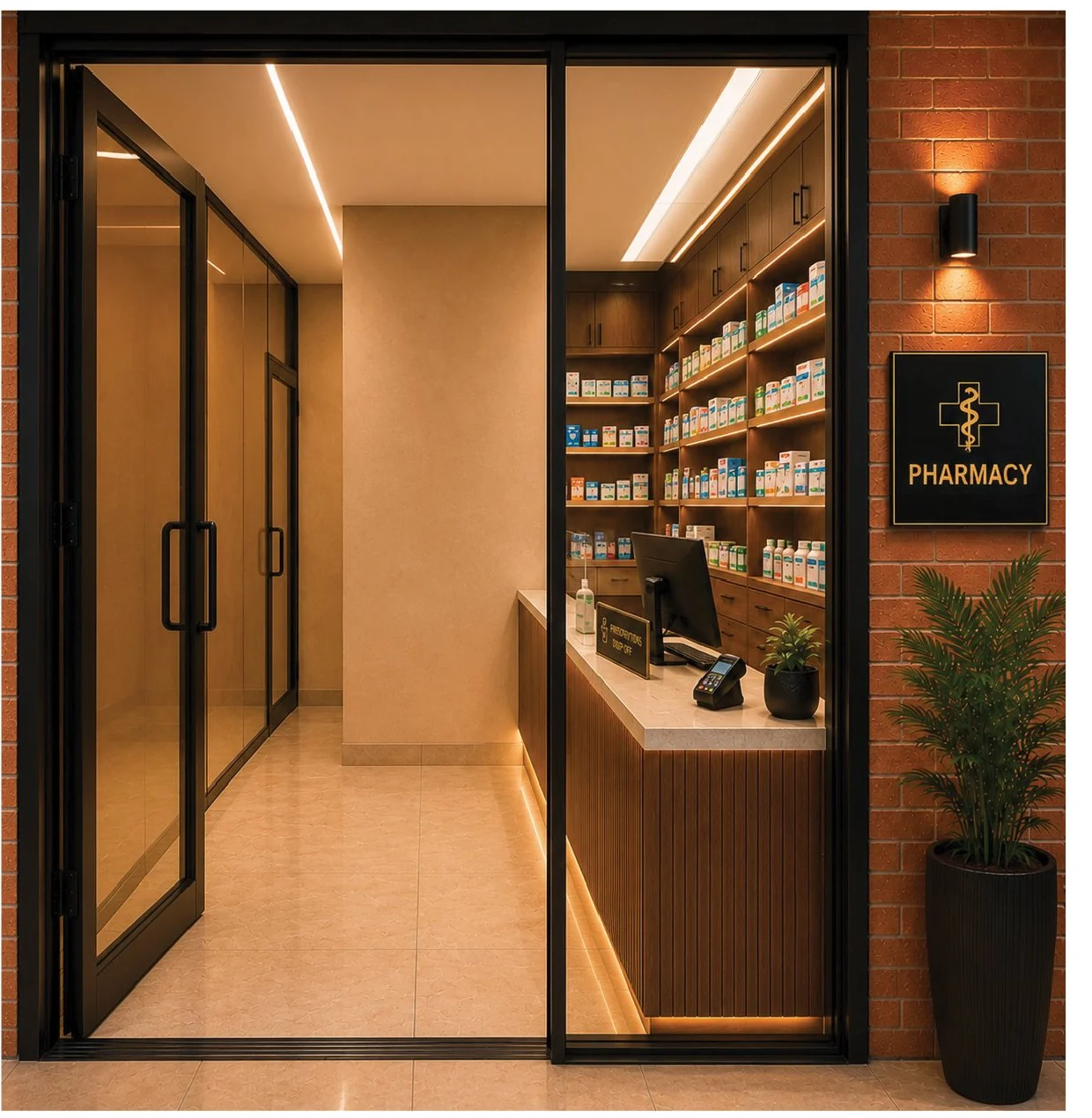 Pharmacy dispensing unit concept